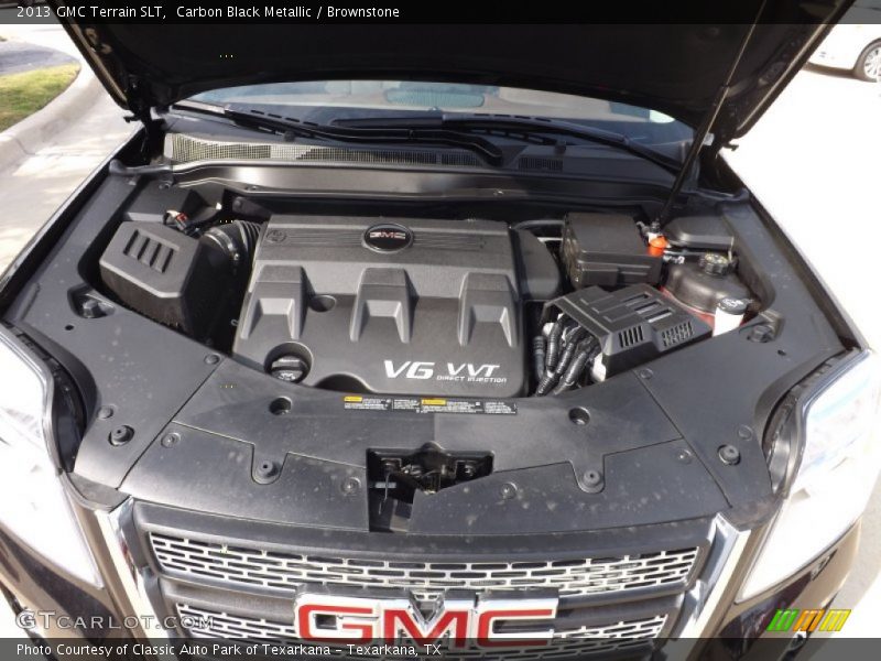Carbon Black Metallic / Brownstone 2013 GMC Terrain SLT