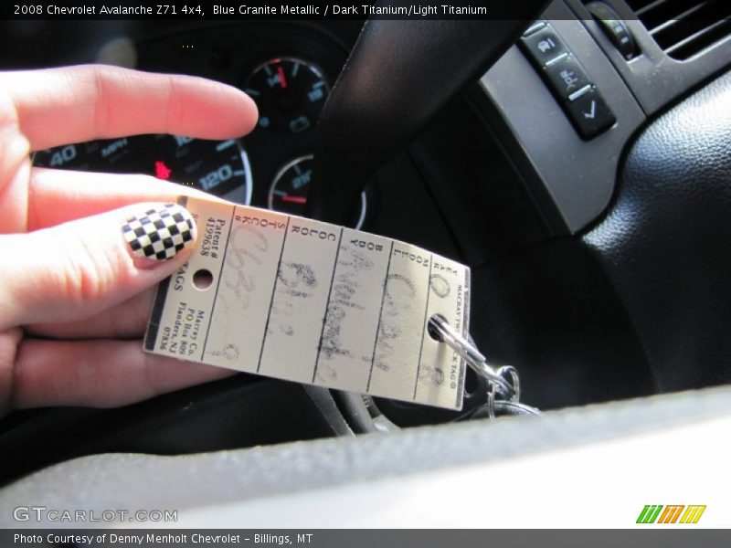 Blue Granite Metallic / Dark Titanium/Light Titanium 2008 Chevrolet Avalanche Z71 4x4