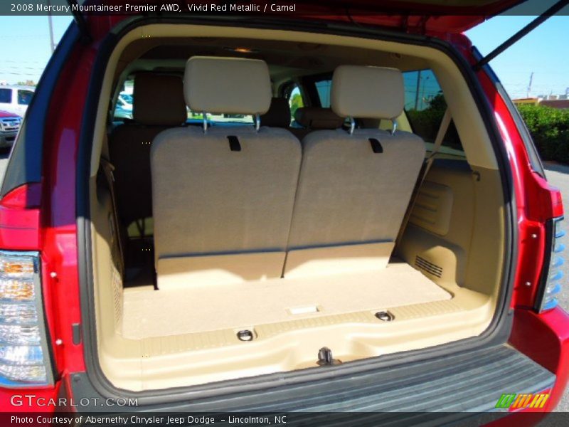 Vivid Red Metallic / Camel 2008 Mercury Mountaineer Premier AWD