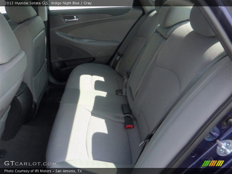 Indigo Night Blue / Gray 2013 Hyundai Sonata GLS