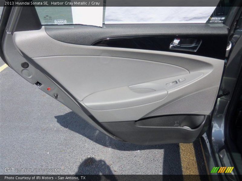 Harbor Gray Metallic / Gray 2013 Hyundai Sonata SE