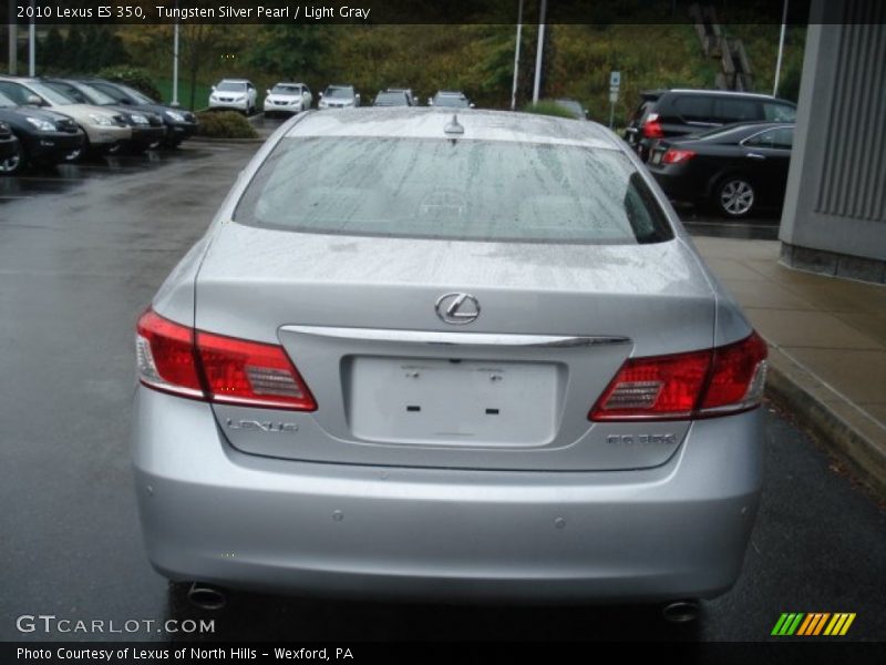 Tungsten Silver Pearl / Light Gray 2010 Lexus ES 350