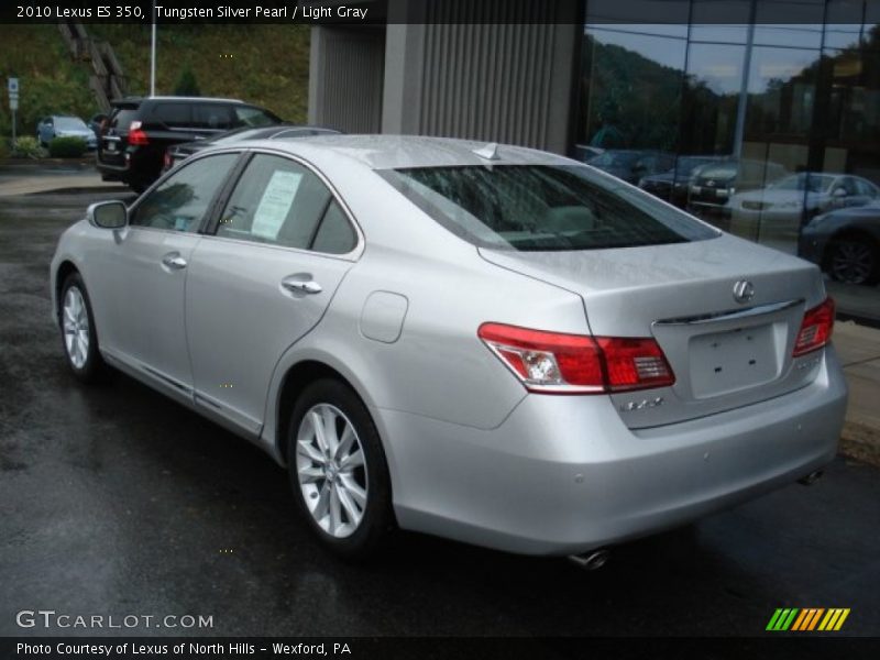 Tungsten Silver Pearl / Light Gray 2010 Lexus ES 350