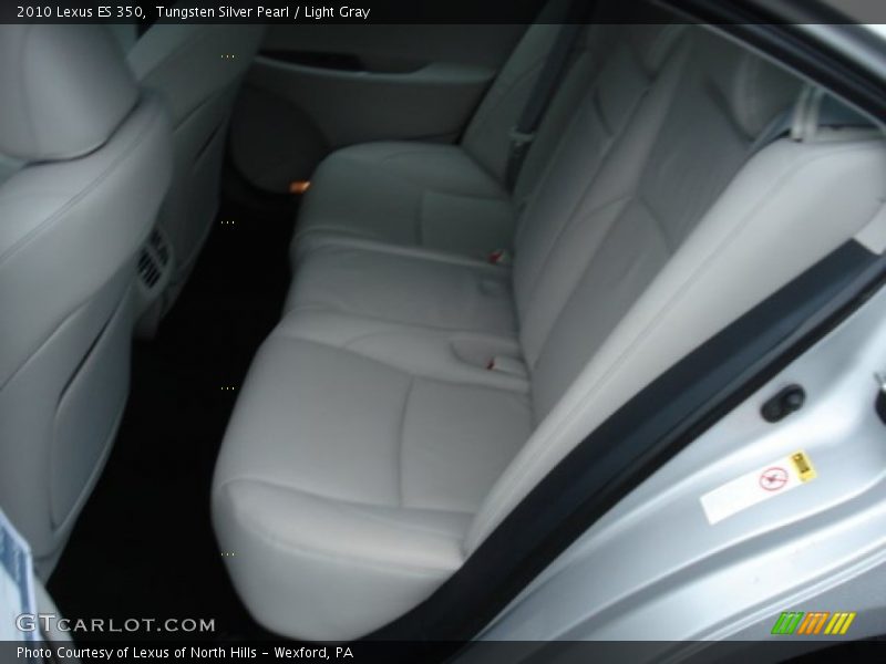 Tungsten Silver Pearl / Light Gray 2010 Lexus ES 350