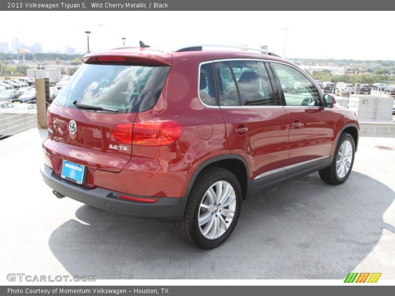 Wild Cherry Metallic / Black 2013 Volkswagen Tiguan S
