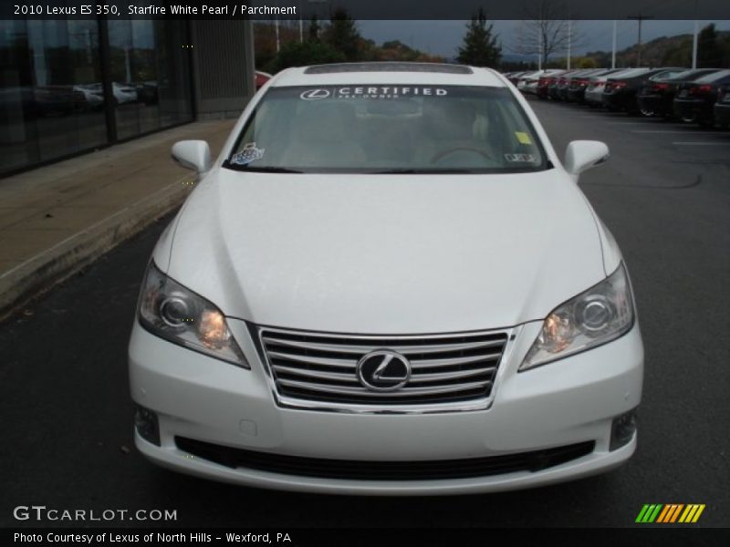 Starfire White Pearl / Parchment 2010 Lexus ES 350