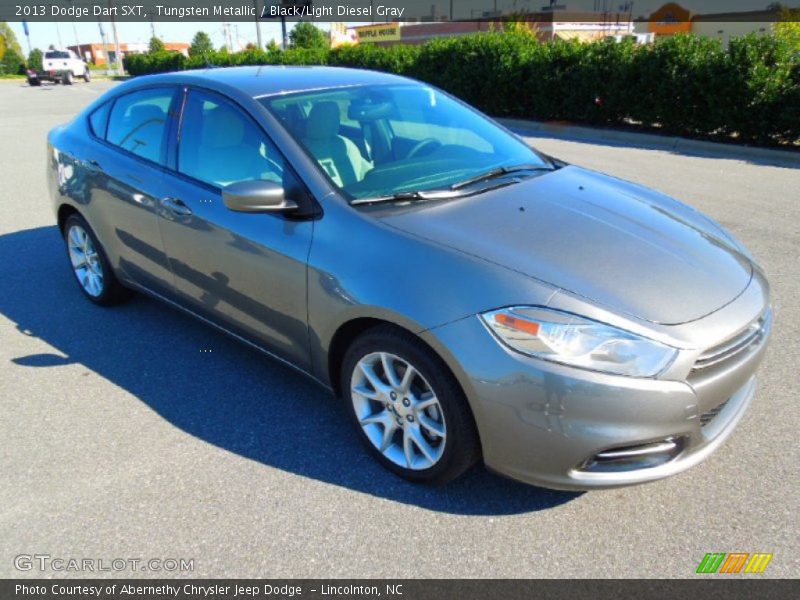Tungsten Metallic / Black/Light Diesel Gray 2013 Dodge Dart SXT