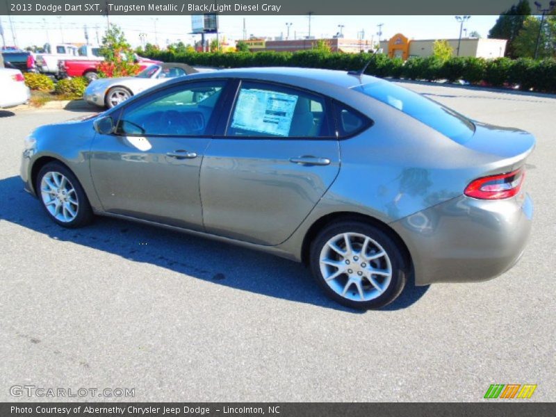 Tungsten Metallic / Black/Light Diesel Gray 2013 Dodge Dart SXT