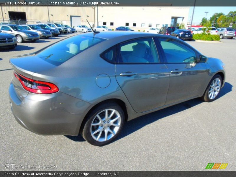 Tungsten Metallic / Black/Light Diesel Gray 2013 Dodge Dart SXT