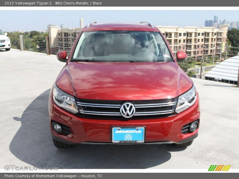 Wild Cherry Metallic / Black 2013 Volkswagen Tiguan S