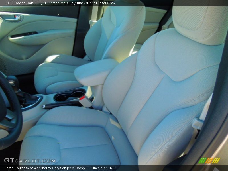 Tungsten Metallic / Black/Light Diesel Gray 2013 Dodge Dart SXT