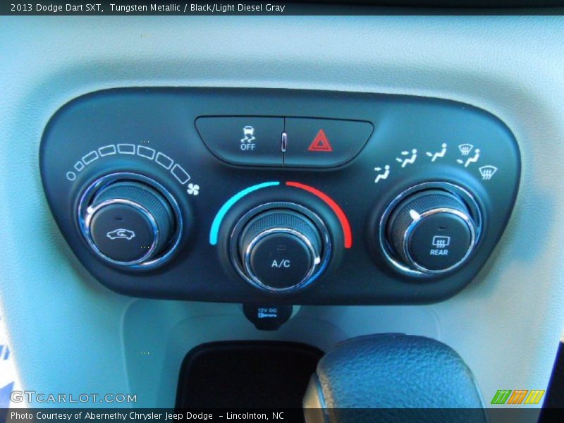 Tungsten Metallic / Black/Light Diesel Gray 2013 Dodge Dart SXT