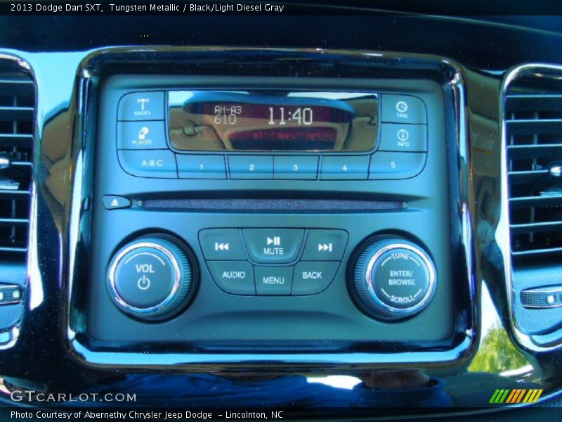Tungsten Metallic / Black/Light Diesel Gray 2013 Dodge Dart SXT