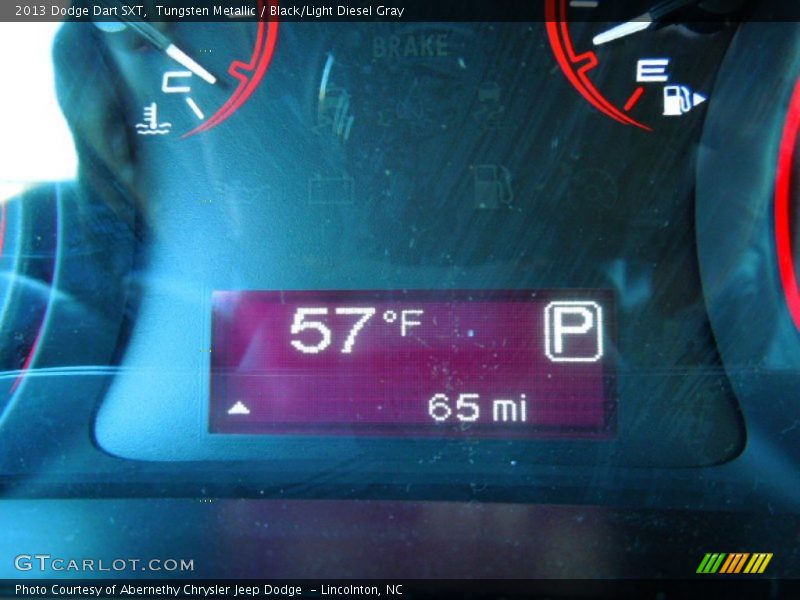 Tungsten Metallic / Black/Light Diesel Gray 2013 Dodge Dart SXT