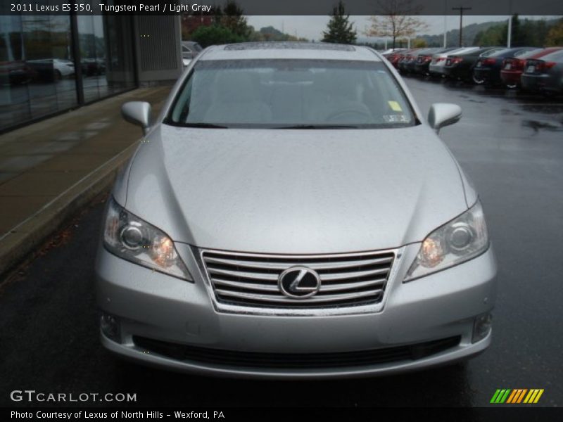Tungsten Pearl / Light Gray 2011 Lexus ES 350