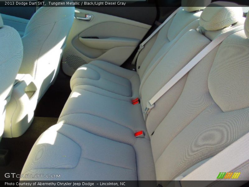 Tungsten Metallic / Black/Light Diesel Gray 2013 Dodge Dart SXT