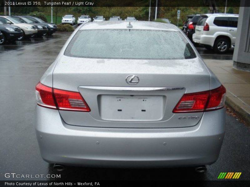 Tungsten Pearl / Light Gray 2011 Lexus ES 350