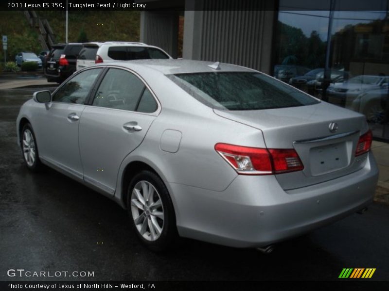 Tungsten Pearl / Light Gray 2011 Lexus ES 350