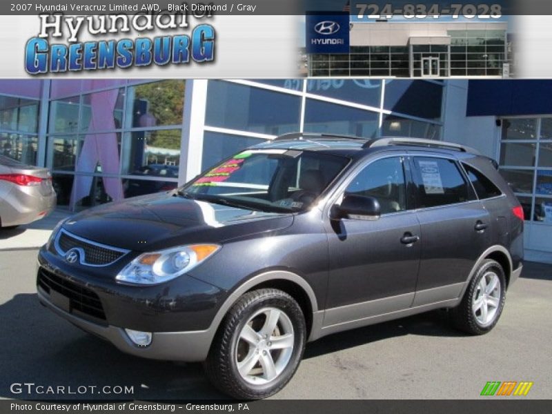 Black Diamond / Gray 2007 Hyundai Veracruz Limited AWD