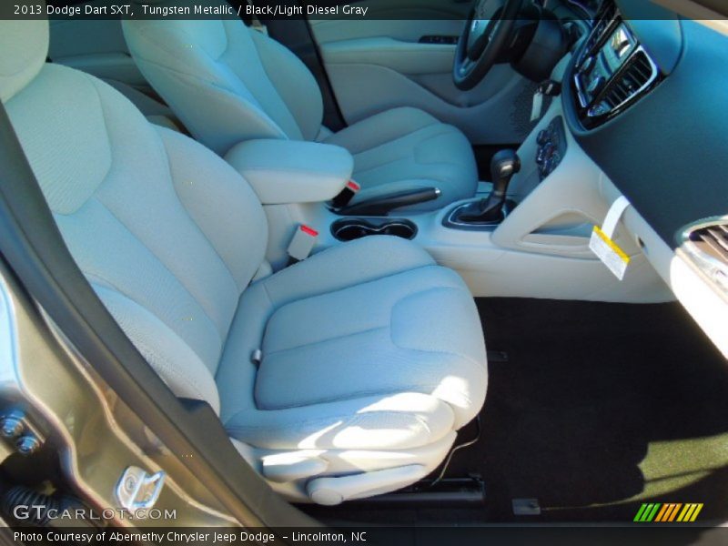 Tungsten Metallic / Black/Light Diesel Gray 2013 Dodge Dart SXT