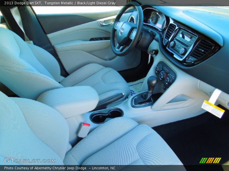 Tungsten Metallic / Black/Light Diesel Gray 2013 Dodge Dart SXT