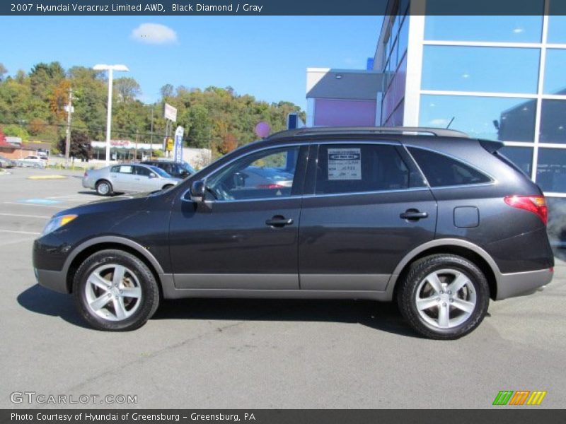 Black Diamond / Gray 2007 Hyundai Veracruz Limited AWD