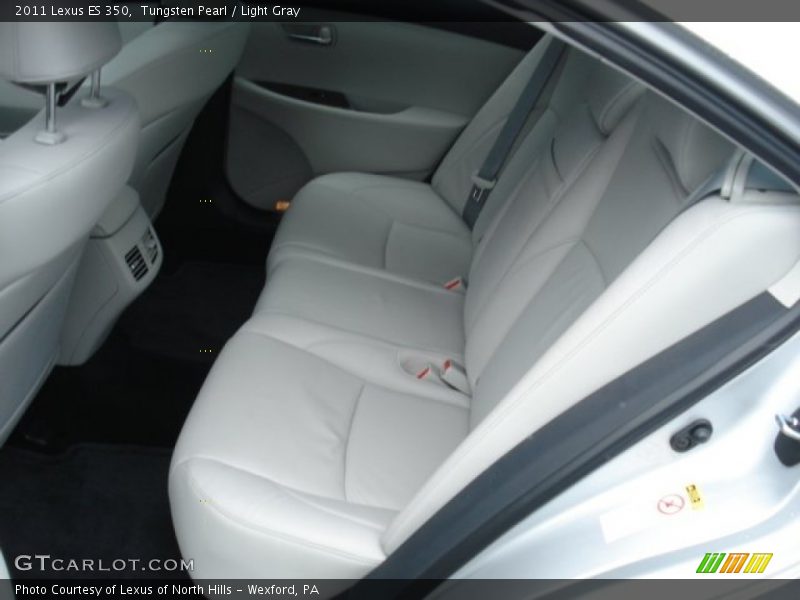 Tungsten Pearl / Light Gray 2011 Lexus ES 350