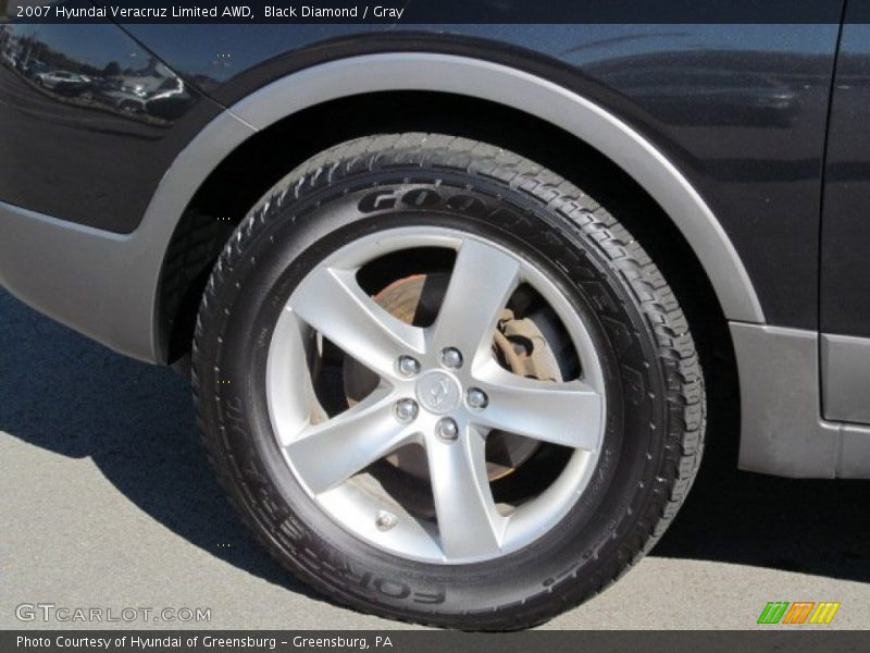 Black Diamond / Gray 2007 Hyundai Veracruz Limited AWD