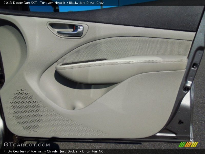 Tungsten Metallic / Black/Light Diesel Gray 2013 Dodge Dart SXT