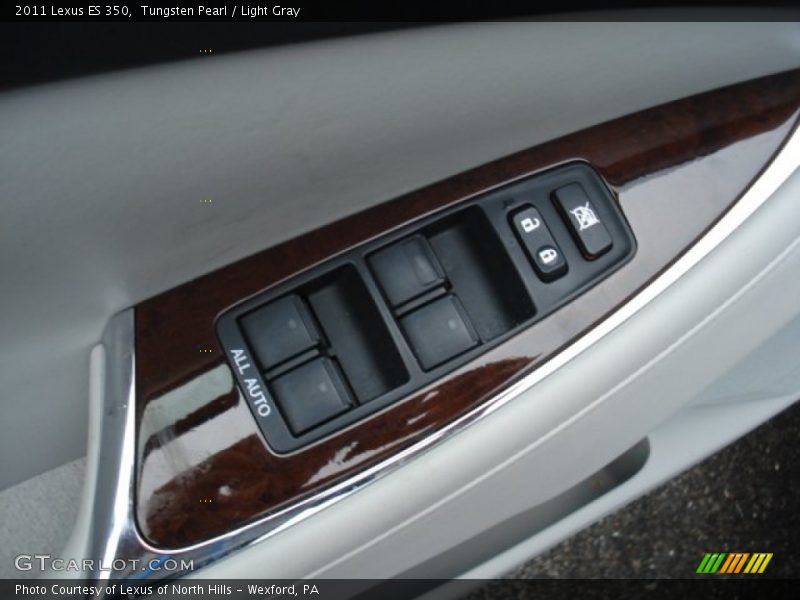 Tungsten Pearl / Light Gray 2011 Lexus ES 350