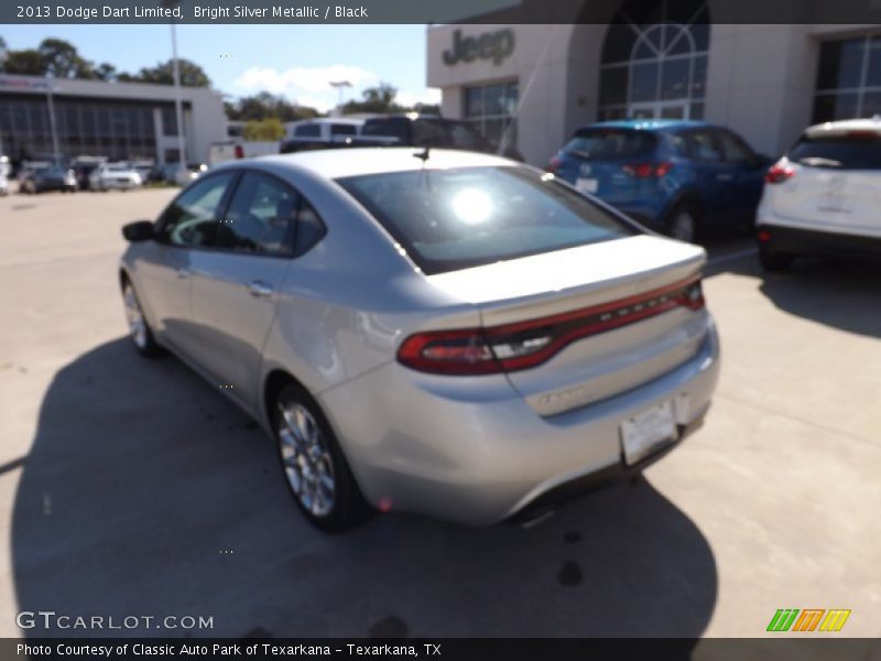Bright Silver Metallic / Black 2013 Dodge Dart Limited