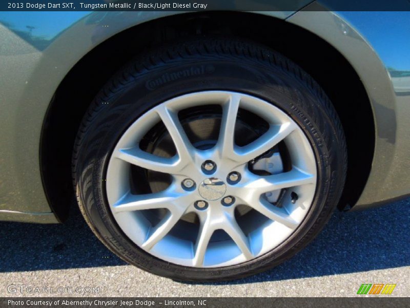Tungsten Metallic / Black/Light Diesel Gray 2013 Dodge Dart SXT