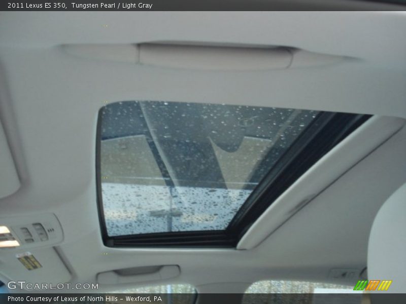 Tungsten Pearl / Light Gray 2011 Lexus ES 350