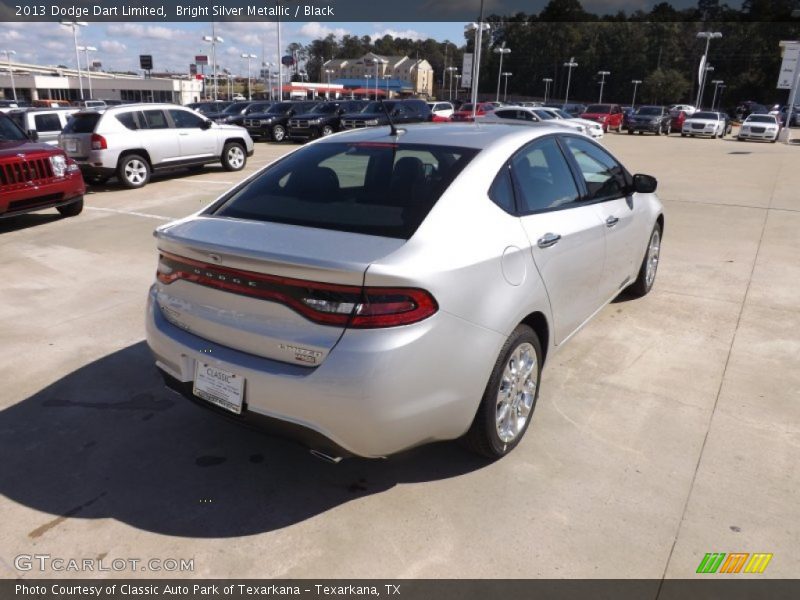 Bright Silver Metallic / Black 2013 Dodge Dart Limited