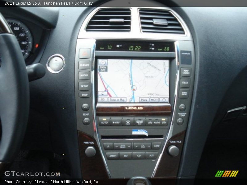 Tungsten Pearl / Light Gray 2011 Lexus ES 350