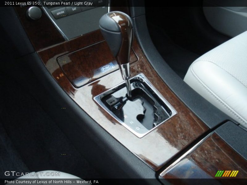 Tungsten Pearl / Light Gray 2011 Lexus ES 350