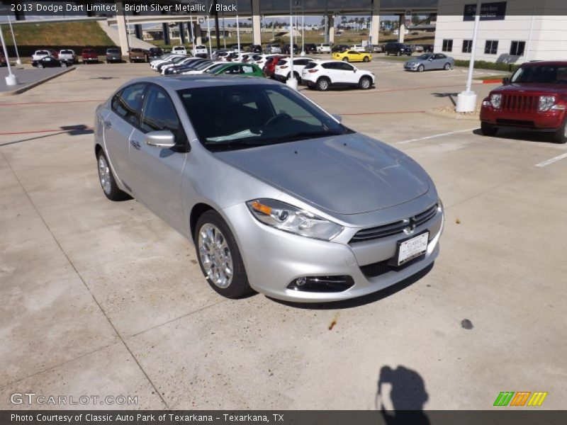Bright Silver Metallic / Black 2013 Dodge Dart Limited