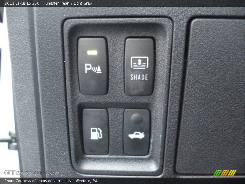 Tungsten Pearl / Light Gray 2011 Lexus ES 350