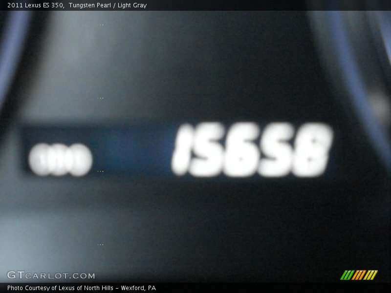 Tungsten Pearl / Light Gray 2011 Lexus ES 350