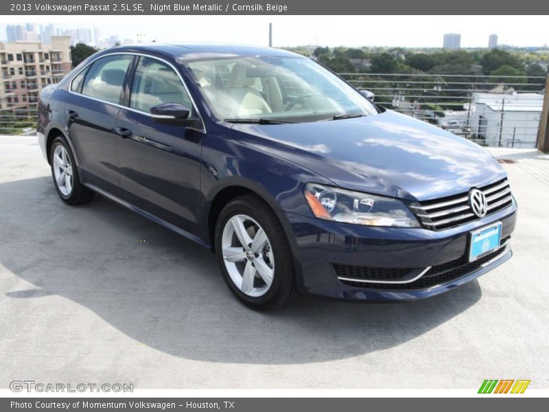 Night Blue Metallic / Cornsilk Beige 2013 Volkswagen Passat 2.5L SE