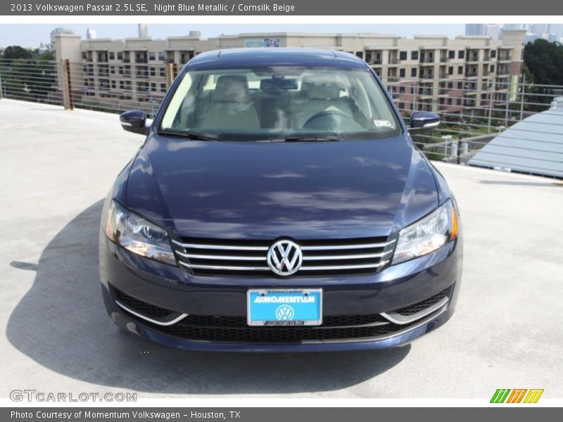 Night Blue Metallic / Cornsilk Beige 2013 Volkswagen Passat 2.5L SE