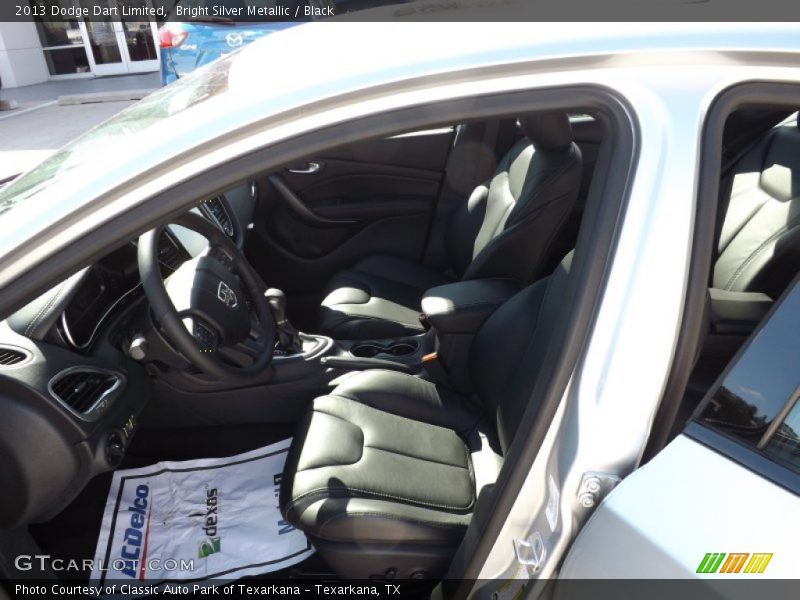 Bright Silver Metallic / Black 2013 Dodge Dart Limited