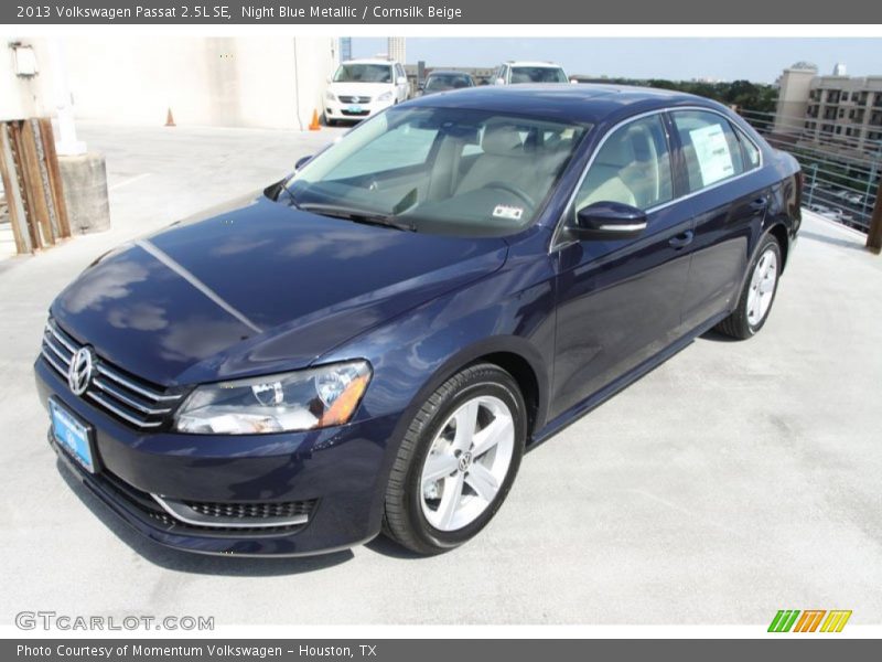 Night Blue Metallic / Cornsilk Beige 2013 Volkswagen Passat 2.5L SE