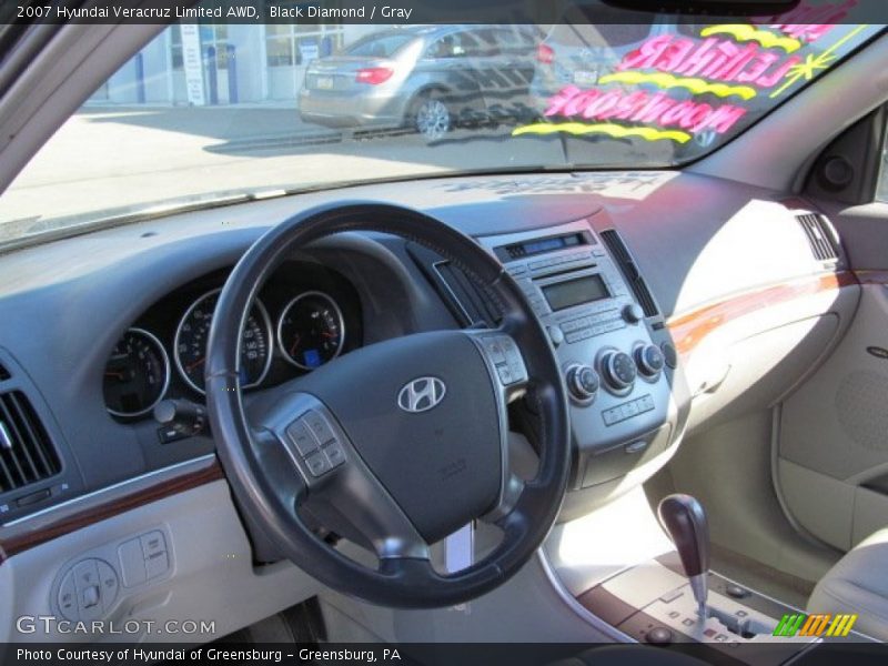 Black Diamond / Gray 2007 Hyundai Veracruz Limited AWD