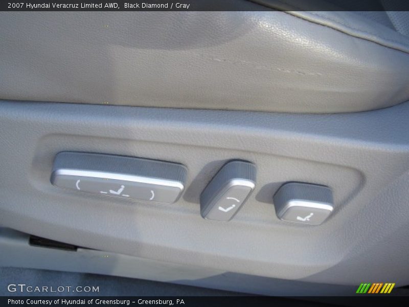 Black Diamond / Gray 2007 Hyundai Veracruz Limited AWD