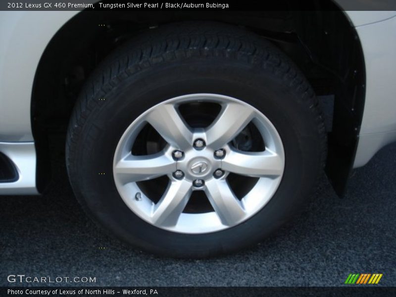 Tungsten Silver Pearl / Black/Auburn Bubinga 2012 Lexus GX 460 Premium