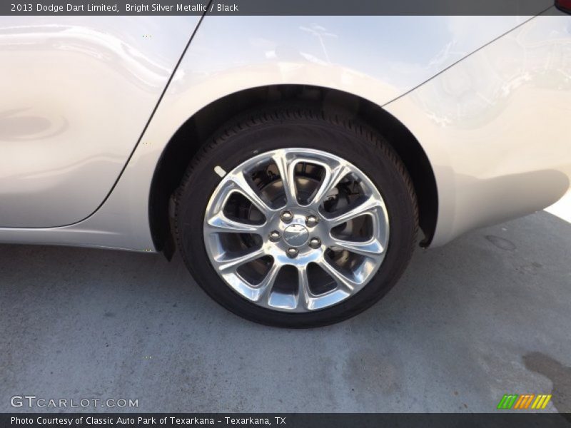 Bright Silver Metallic / Black 2013 Dodge Dart Limited