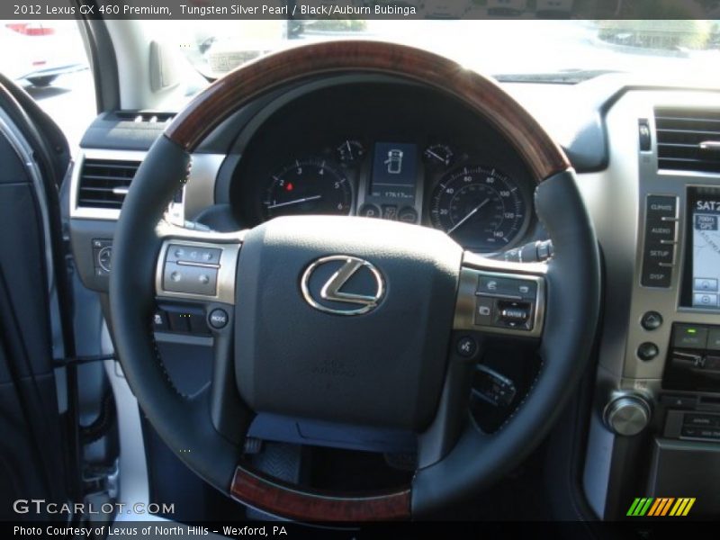 Tungsten Silver Pearl / Black/Auburn Bubinga 2012 Lexus GX 460 Premium