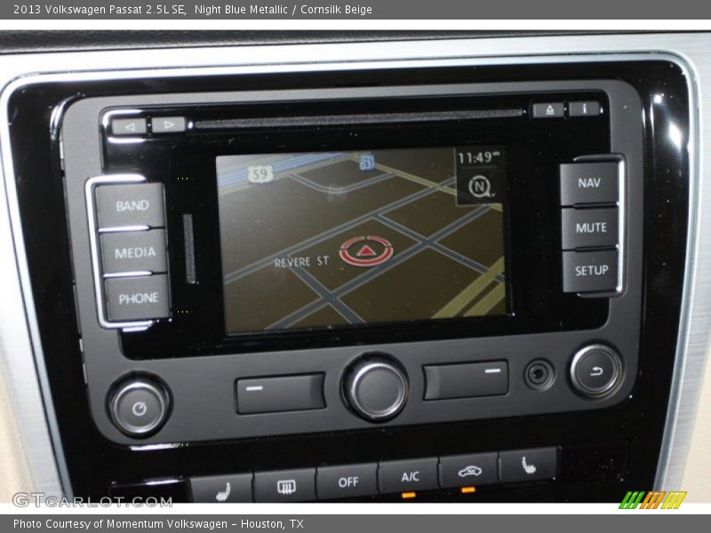 Night Blue Metallic / Cornsilk Beige 2013 Volkswagen Passat 2.5L SE