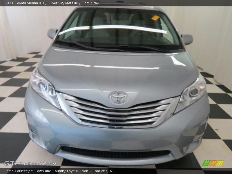 Silver Sky Metallic / Light Gray 2011 Toyota Sienna XLE
